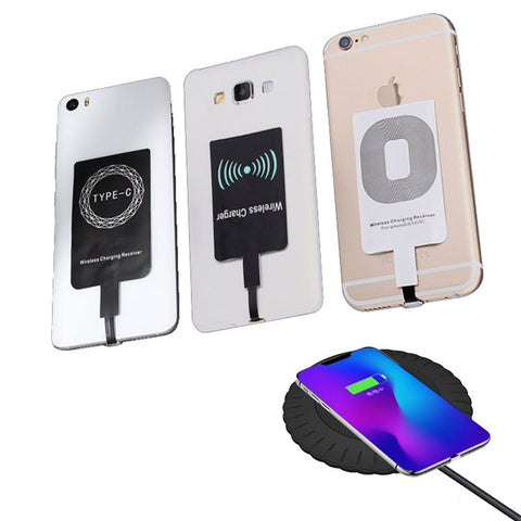 IMIDO Wireless Charger Universal Qi Wireless Charger Adapter Receiver Module for iPhone X 6 7 8 Plus Samsung note9 S7 S8 edge