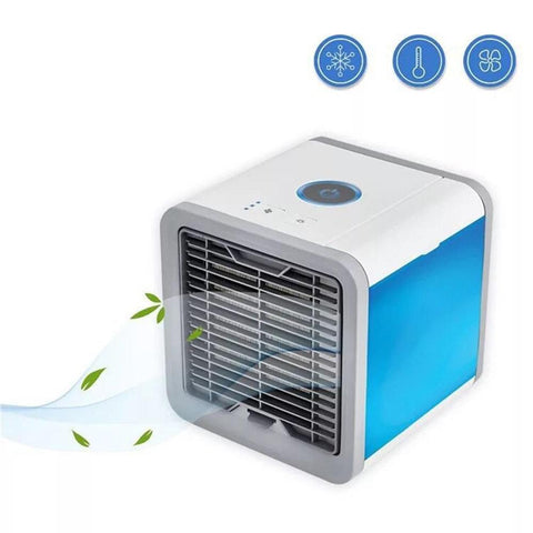 Mini USB Portable Air Conditioner Humidifier Purifier 7 Colors Light Desktop Air Cooling Fan Air Cooler Fan  For Office Room