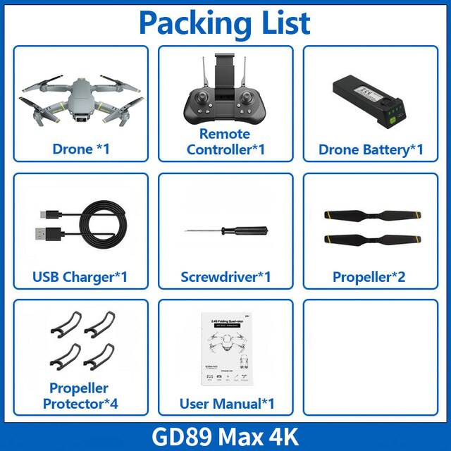4K/6K Camera HD GPS Quadrocopter with Adjustable Gimbal EXA MAX Drone Obstacle Sensing Quadcopter Mini Follow Me Drones RC Dron