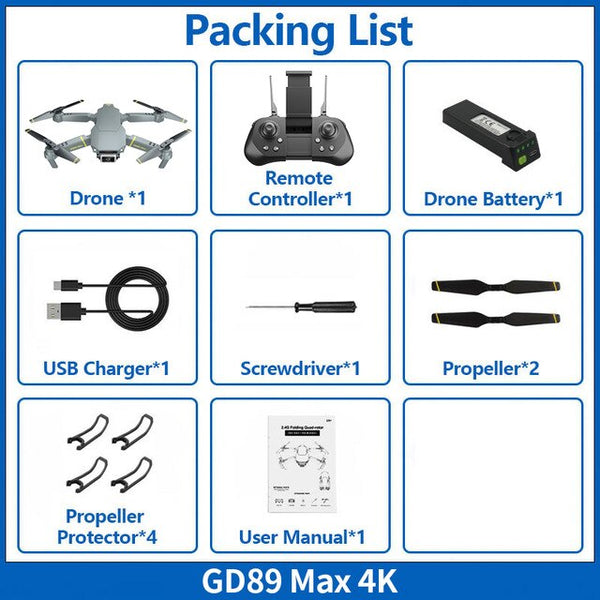 4K/6K Camera HD GPS Quadrocopter with Adjustable Gimbal EXA MAX Drone Obstacle Sensing Quadcopter Mini Follow Me Drones RC Dron