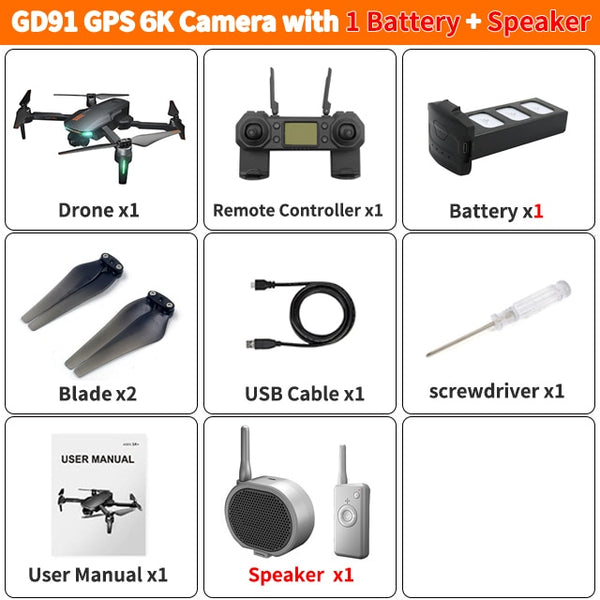 4K GPS Drone Camera 2-Axis Anti-Shake Servo Gimbal Quadcopter Profesional Dron Quadrocopter VS SG906 PRO FIMI Zino dropshipping