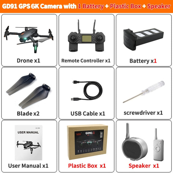 4K GPS Drone Camera 2-Axis Anti-Shake Servo Gimbal Quadcopter Profesional Dron Quadrocopter VS SG906 PRO FIMI Zino dropshipping