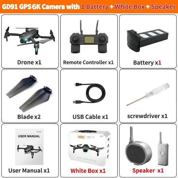 4K GPS Drone Camera 2-Axis Anti-Shake Servo Gimbal Quadcopter Profesional Dron Quadrocopter VS SG906 PRO FIMI Zino dropshipping