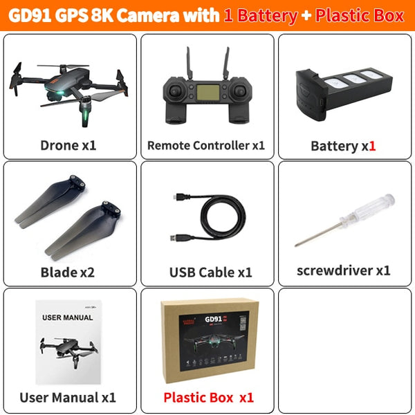 4K GPS Drone Camera 2-Axis Anti-Shake Servo Gimbal Quadcopter Profesional Dron Quadrocopter VS SG906 PRO FIMI Zino dropshipping