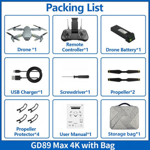 GPS  Drone 4K/6K HD Camera Quadrocopter EXA MAX with Adjustable Gimbal Quadcopter Mini Follow Me Drones RC Obstacle Sensing Dron